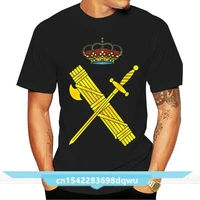 guardia civil t shirt knitted cotton formal graphic new style spring autumn slim shirt