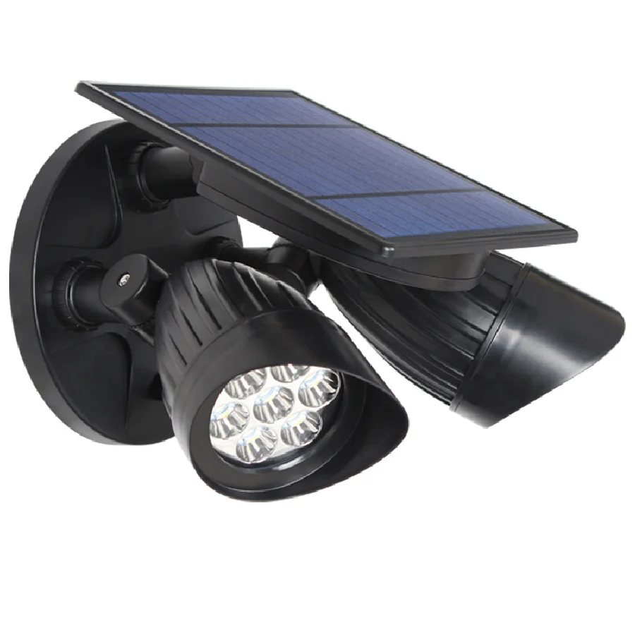 

LukLoy LED Solar Light Human Body Induction Wall Lamp Outdoor LED Street Light Garden Light Villa Double Head Solar Sensor light
