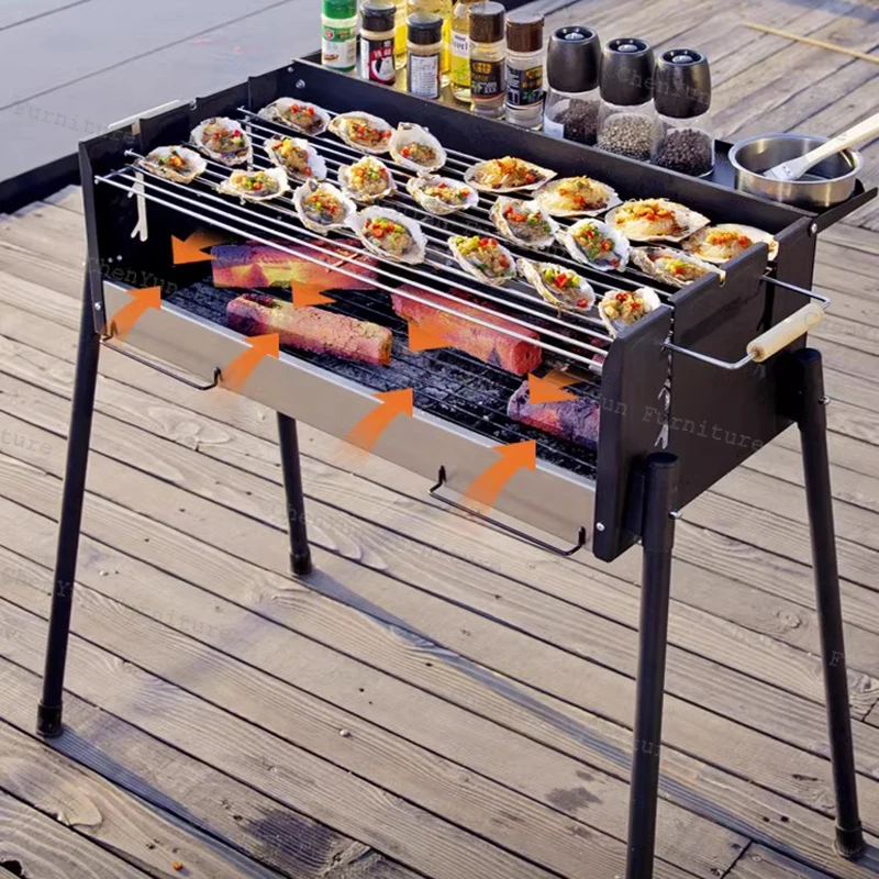 Полка для приправ уличная плита барбекю портативная пикника на углях Gridiron Tungku