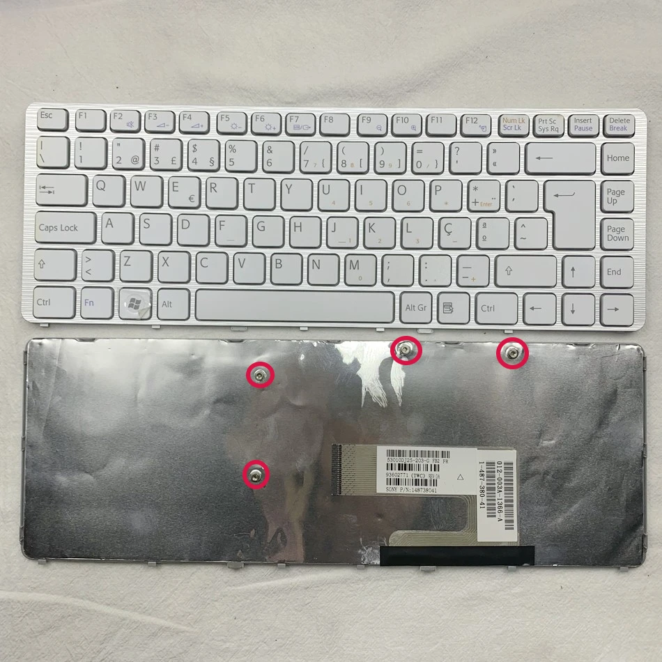 

Portuguese Laptop Keyboard For Sony VAIO VGN-NW Series NW20 NW21 NW25 NW31 NW320 NW35 NW38 NW50 NW 51 NW70 MW71 NW91 Po Layout