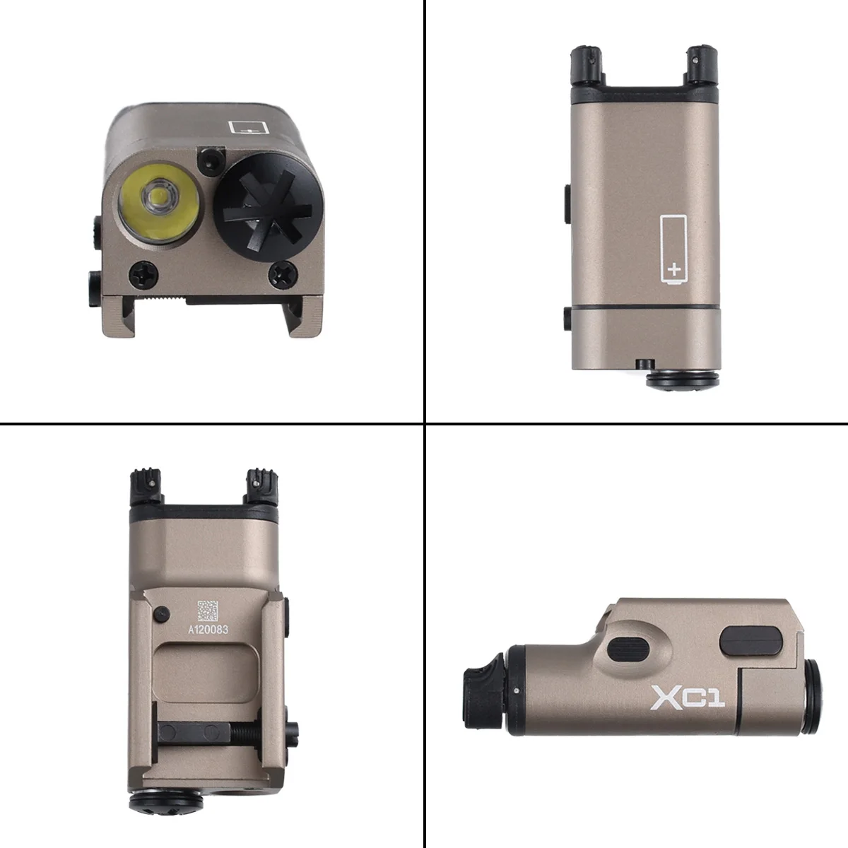 Тактический металлический фонарь Surefire XC1 для пистолетов Glock 17, 19, P320, для страйкбольных пистолетов, подвесной тактический фонарь, совместимый с 20-мм планкой Picatinny (art.: 3920dbdb12f5c) - 3920dbdb12f5c