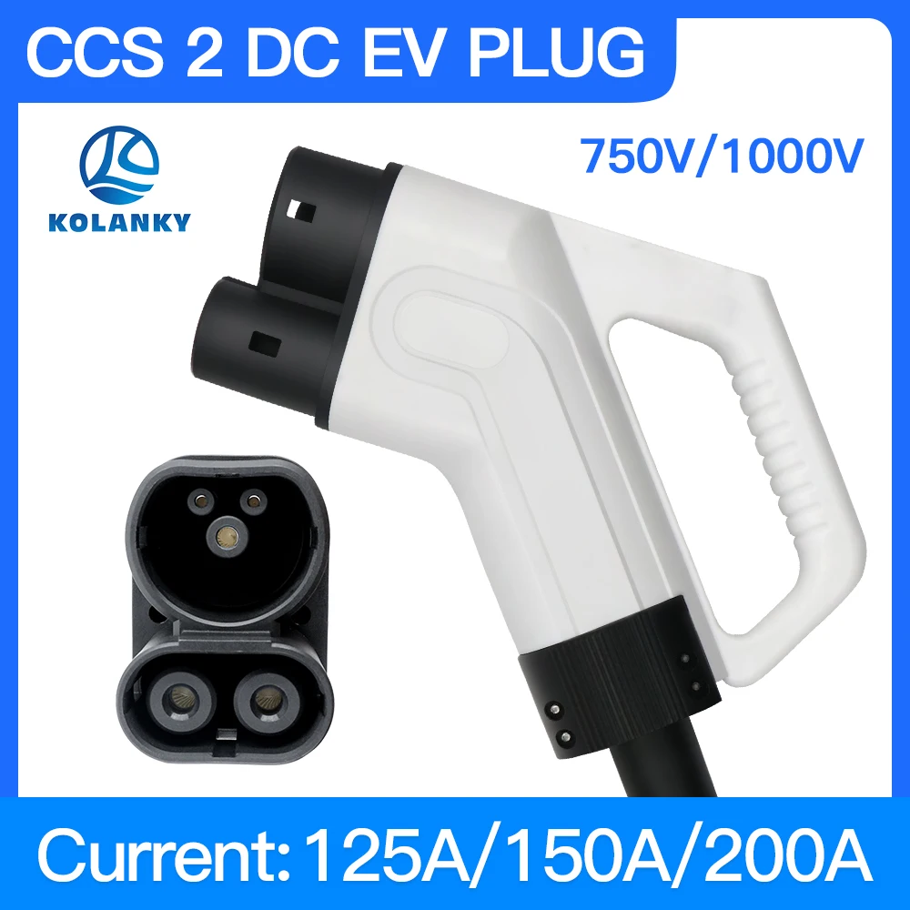 EVSE CCS 2 DC EV Charger Plug 	