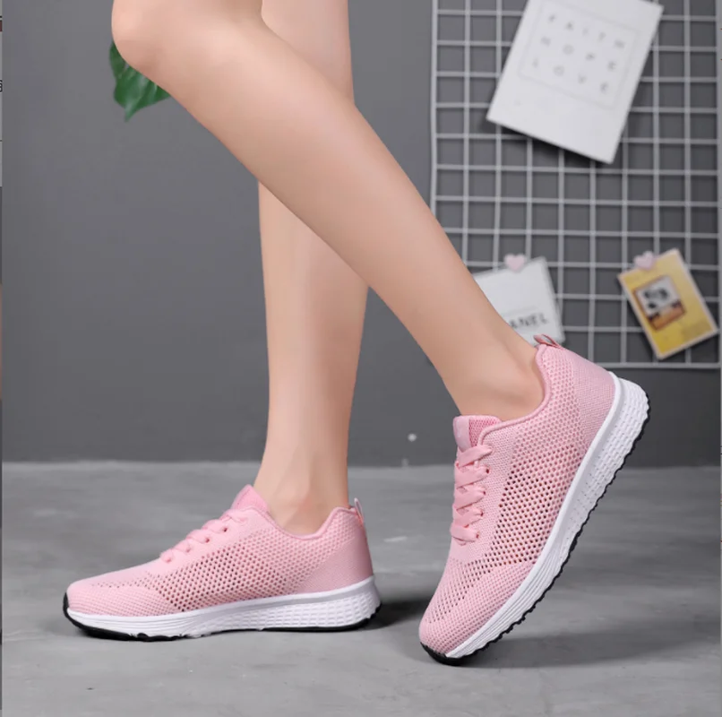 

Traking Summer Sneakers Shock Absorber Women's Shoes Autumn Pink Summer Shoes Woman Runner Women's Summer Moccasins Tennis