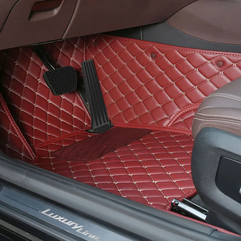 

YOTONWAN Custom Leather Car Mat For Peugeot All Model 4008 RCZ 308 508 301 3008 206 307 207 2008 408 5008 607 Auto Accessories
