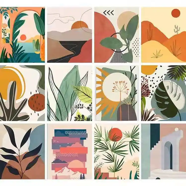 

SIYU 5D алмазная живопись абстрактный пейзаж полностью круглая Алмазная вышивка Стразы Вышивка крестиком Мозаика домашний декор