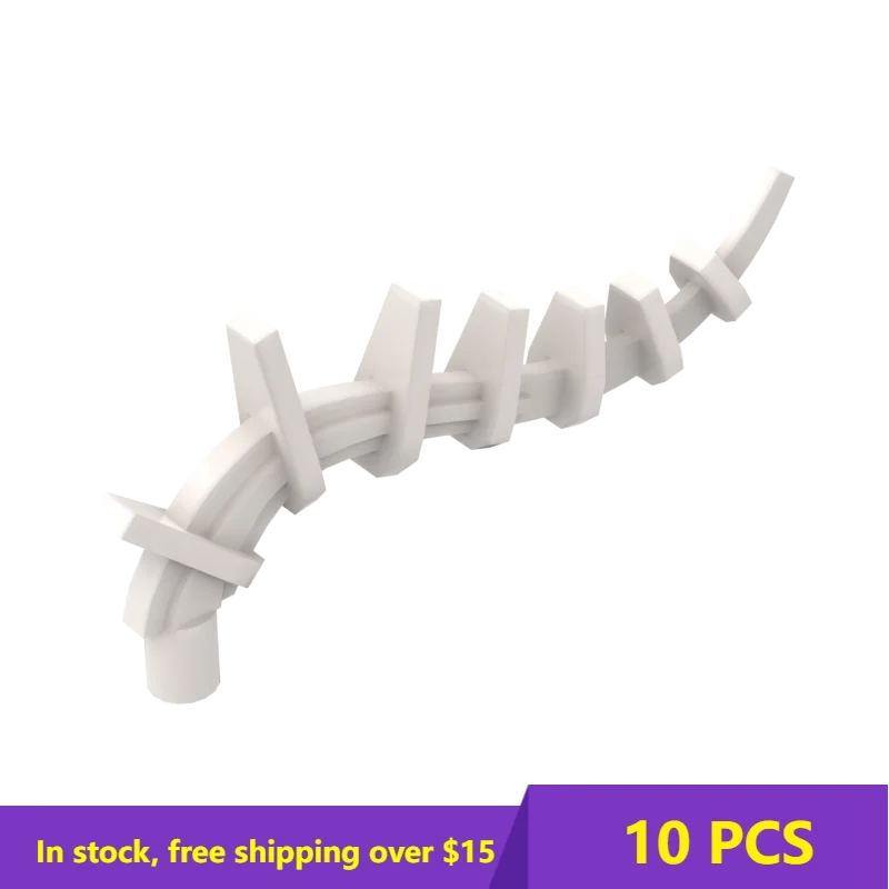 

10PCS MOC 55236 Plant Vine Seaweed Attachment Tthorn Bionic Spine Creative High-tech Building Block Model Kids Toys DIY Gifts