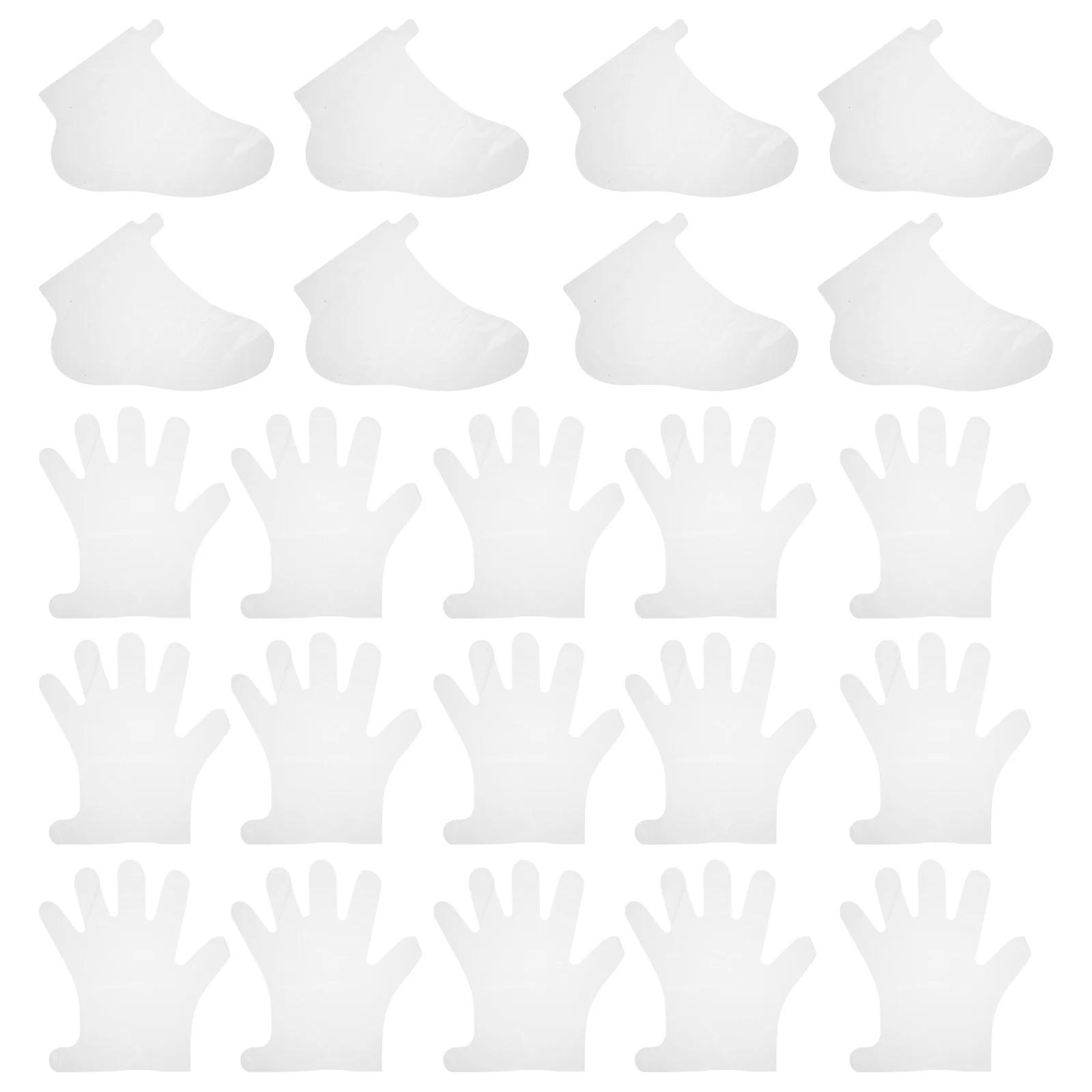 

1Set Bath Treatments Bags Glove Liners Hand Sock Liners Waterproof Foot Masks Paraffin Wax Liner