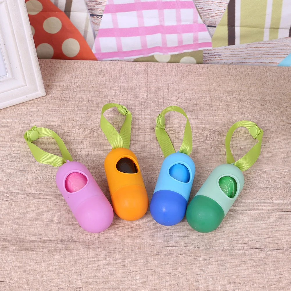 

Portable Baby Diaper Disposable Garbage Bags Trash Waste Dispenses Bag Storage Colorful Nappy Outdoor Bags 32x27cm