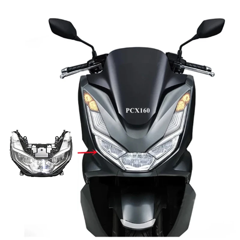 Подходит для HONDA PCX160 2021 аксессуары мотоциклов фары в сборе головного света