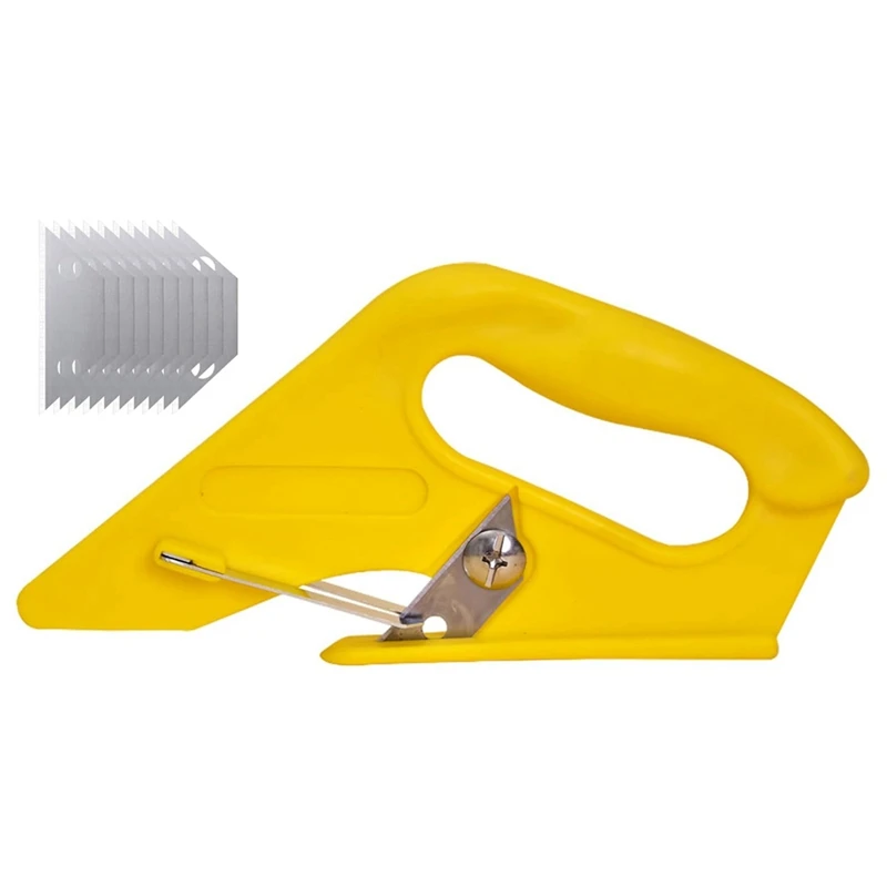 Резак для ковров инструмент резки сверхмощный с 10 дополнительными лезвиями