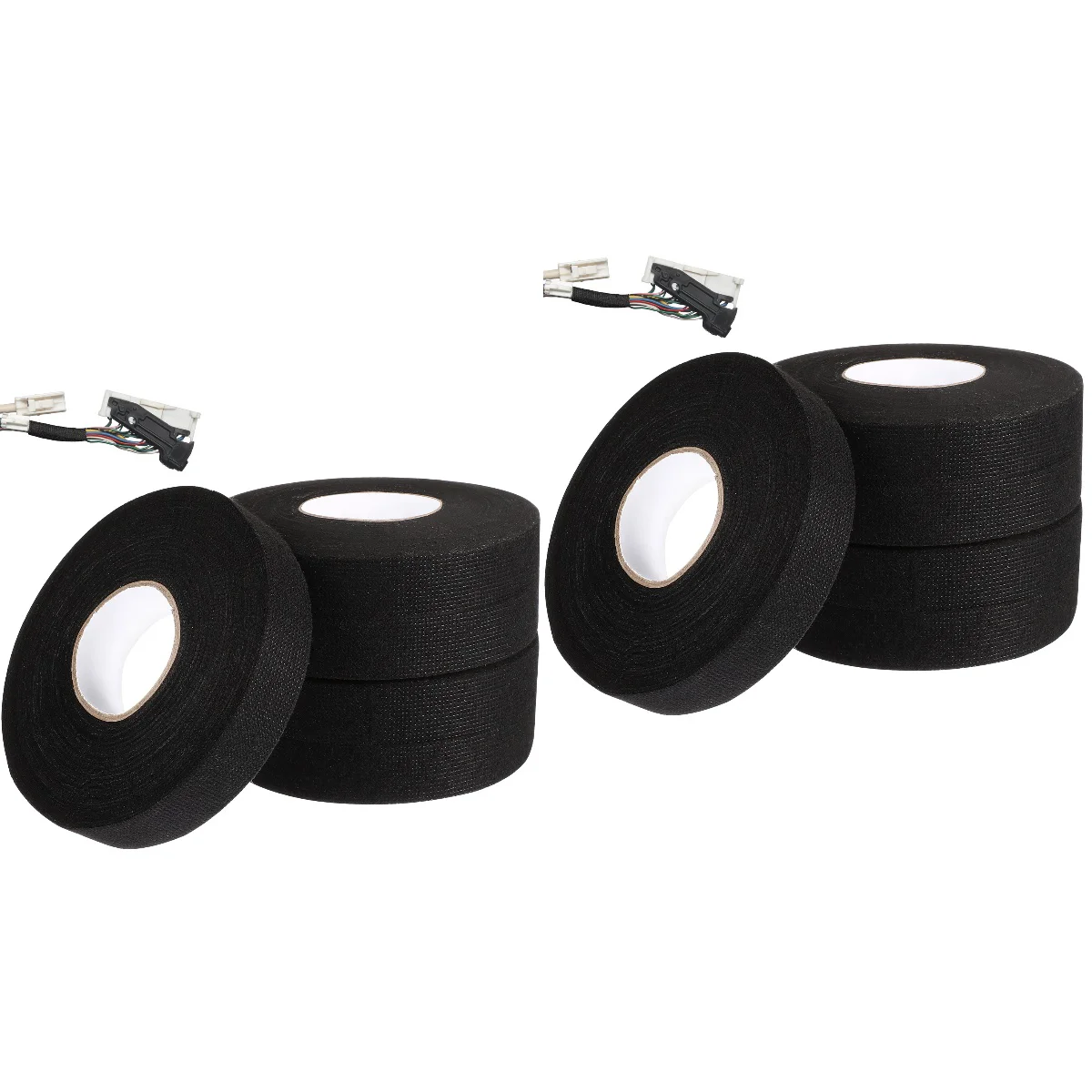 

10 рулонов шлейки ленты высокотемпературный жгут проводов самоклеящаяся электрическая лента для автомобильного двигателя электрическая проводка