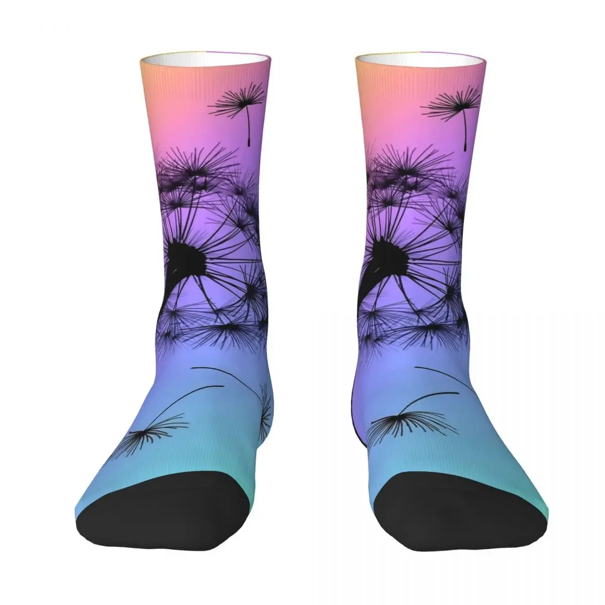 Носки Одуванчик радужные пожелания модные чулки осенние противоскользящие