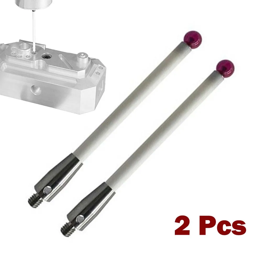 

2Pcs Touch Probe Renishaw A-5000-3712 CMM Stylus 100mm Ceramic Stem-6mm Ball Tip Built-in Crash Protection Tools Accessories