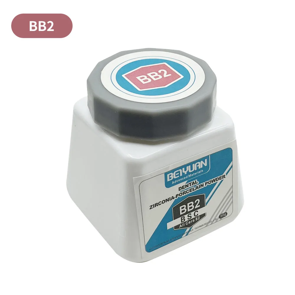 DENTAL ZIRCONIA-PORCELAIN POWDER Корпус зубного протеза 4 цвета B1 B2 B3 B4 50г Лабораторные
