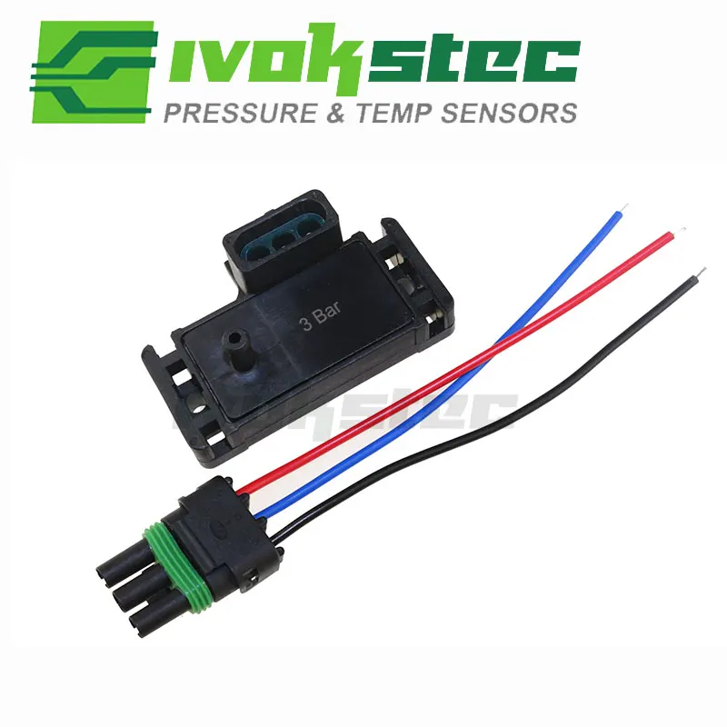 Датчик турбо-карты 3 бар абсолютного давления в коллекторе для Chevy Chevrolet GMC Pontiac Buick