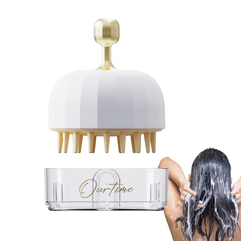 

Hair Scalp Massager Ergonomic Hair Growth Brush Scalp Massage Integrated Household Hair Cleaning Scalp Massager For Home Salon