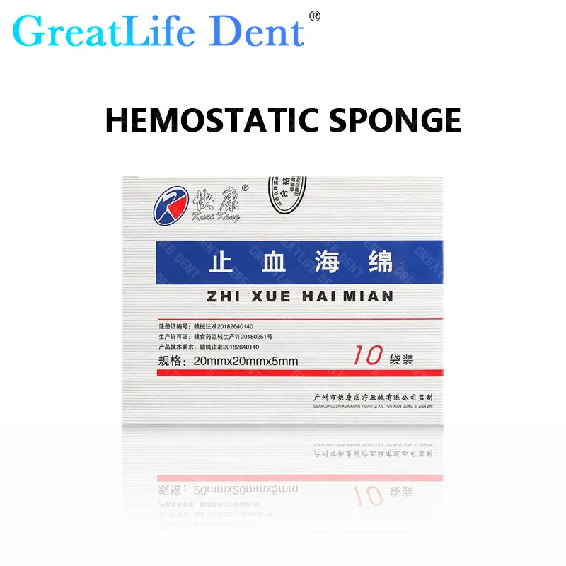 GreatLife Dent стоматологический гемостаз губка фармацевтический гель