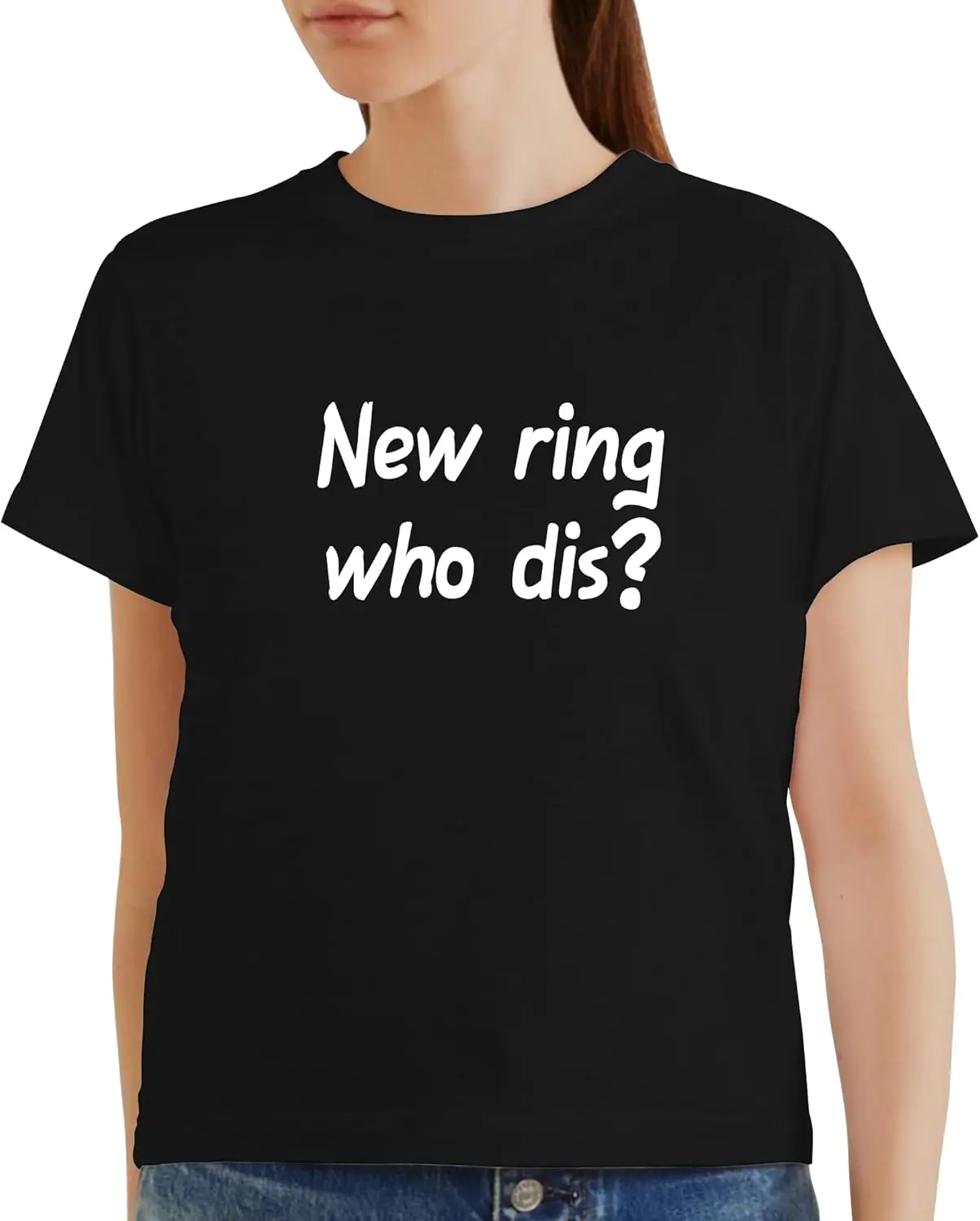 Новое кольцо кто Дисс? -Женская мягкая футболка с рисунком