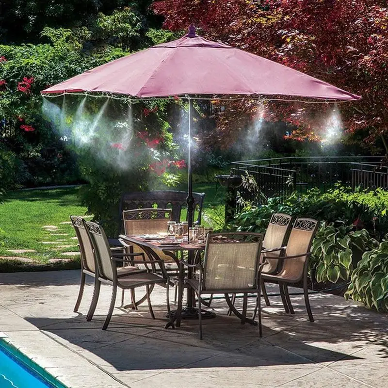 

Система водяного запотевания, комплект с летним дождевателем, латунная насадка, шланг для полива сада, парника, растений