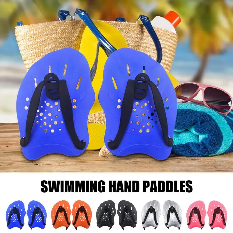 

Плавательные лопатки тренировочные регулируемые ручные перчатки для плавания Ласты для мужчин женщин детей водное оборудование для плавания