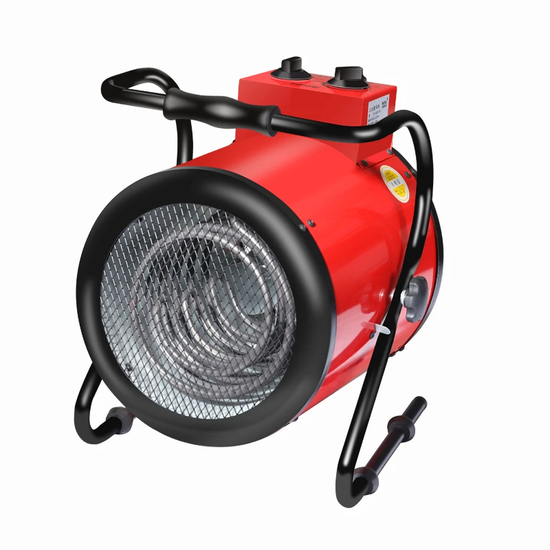 

Thermostat Control safety round small home room electric fan heater