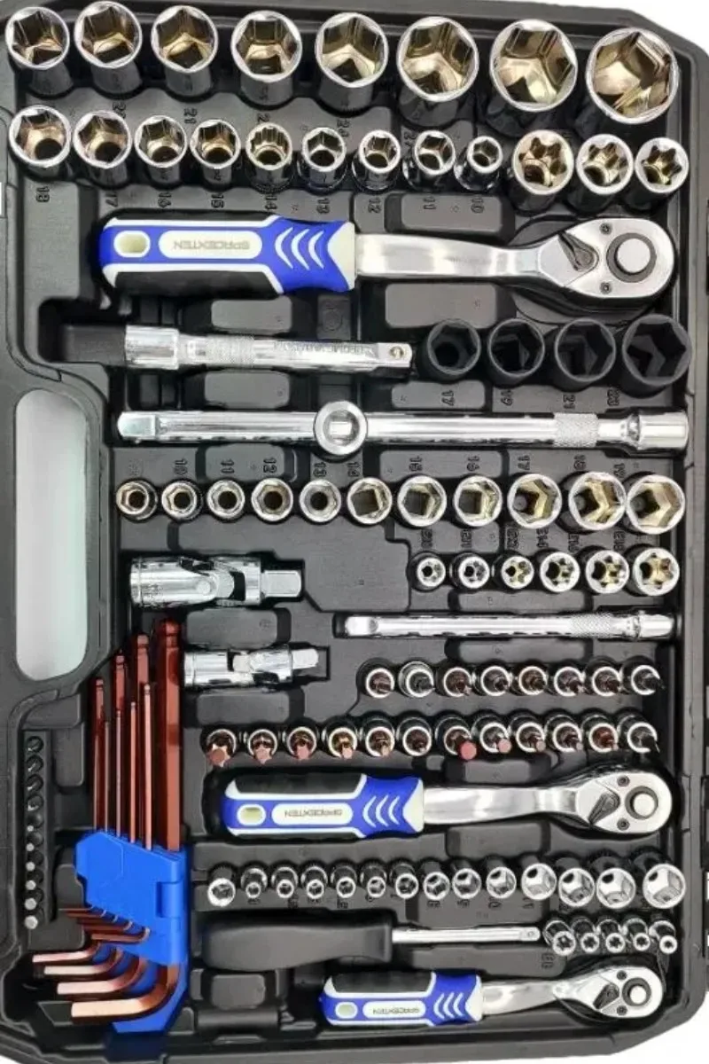 Набор профессиональных инструментов SPACEXTEN 151 предмет в кейсе