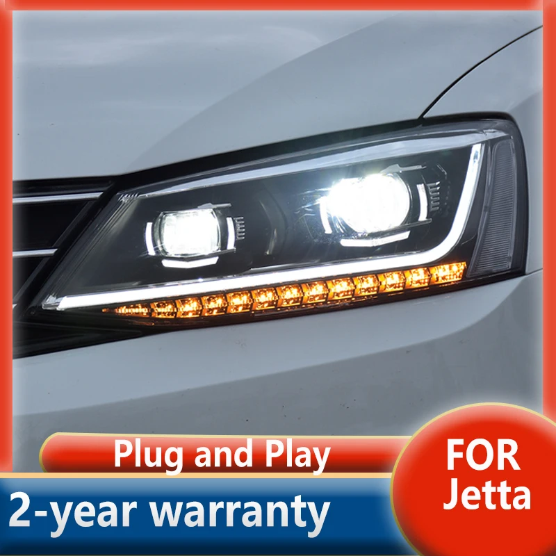 

Head Lamp for For VW Jetta LED Headlight 2012-2018 LED headlights Daytime Running Light LED DRL Bi-Xenon HID