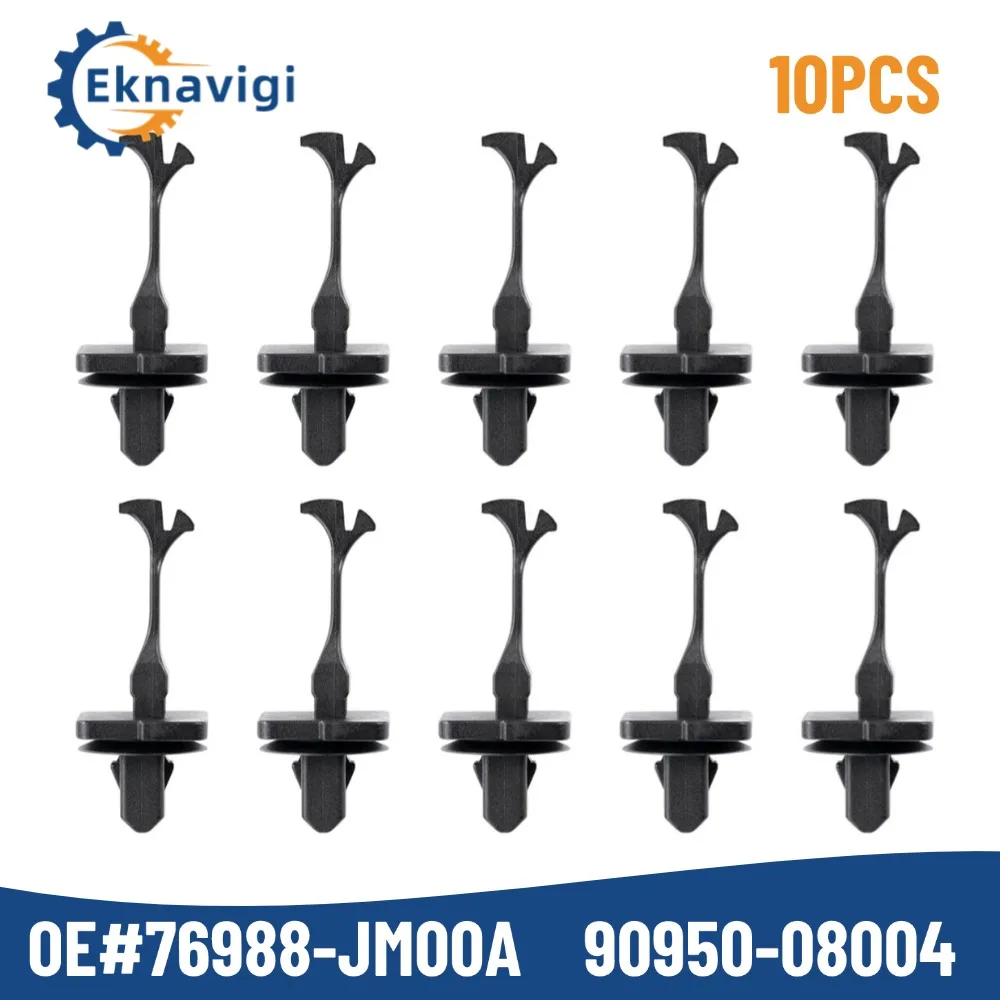 10 шт. OE # 76988-JM00A 90950-08004 Украшение крыши и накладка на переднюю стойку, совместимая с Toyota Lexus Nissan Infindini