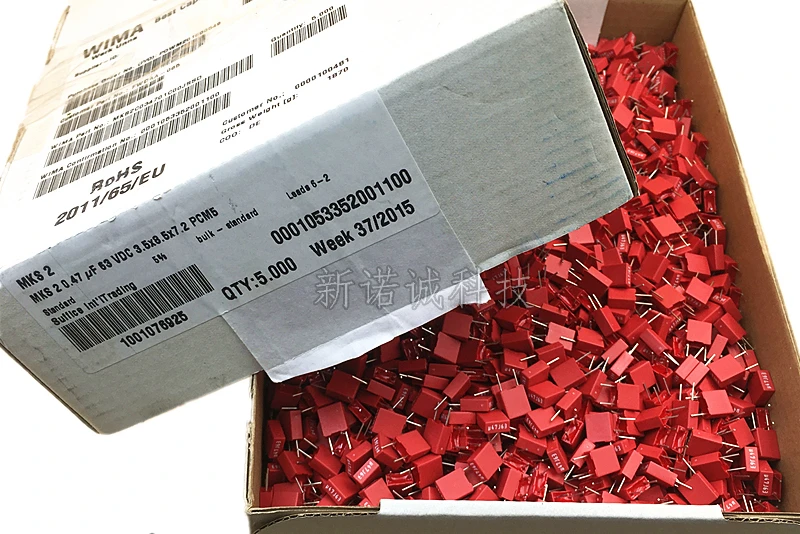 Конденсатор WIMA 474 63V 0 47 мкФ 470nF 474J 5% u47J63 MKS2 5 пленочный конденсатор шт./50 шт. - купить