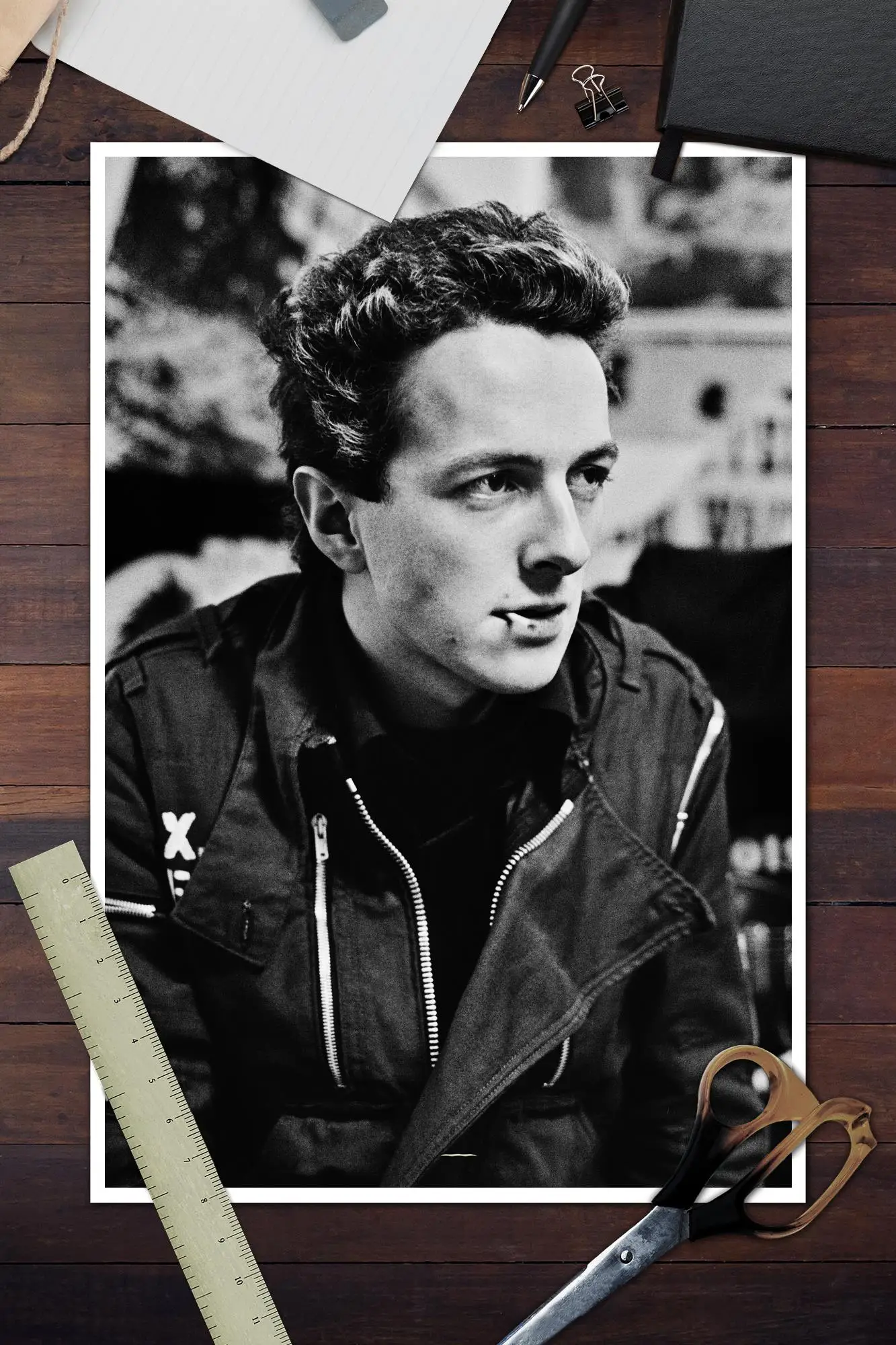 Настенный плакат Джо Страммер настенное искусство 24x36 на холсте