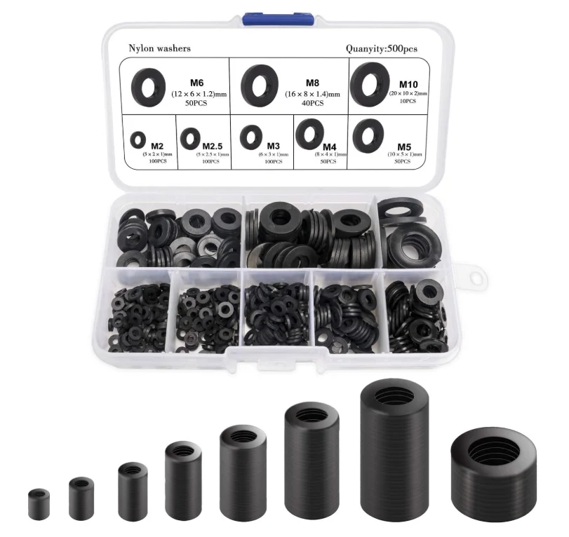 

Набор шайб ZENHOSIT Nylon Flat Washer, 500 шт.