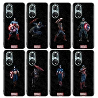 cool captain america marvel phone case for honor 8x 9x play 9a 20 21i 30i 50 60 x8 nova 8i 9 se y60 magic4 pro lite tpu case