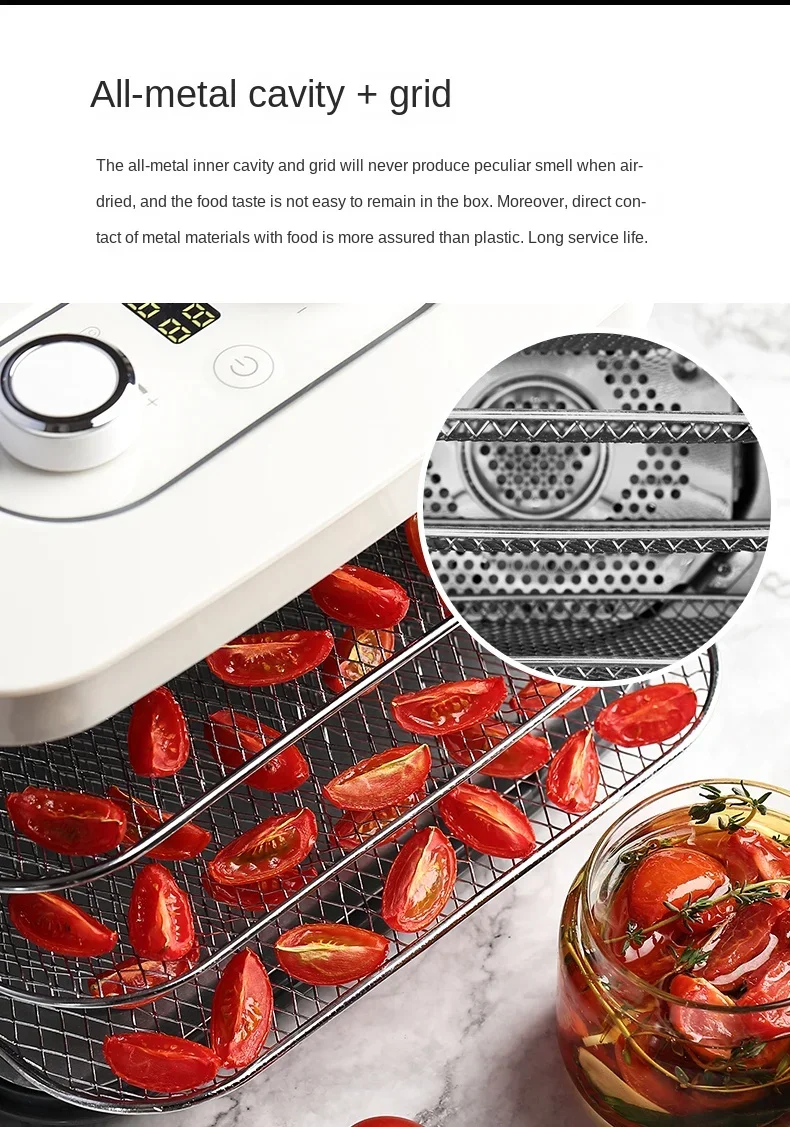 220V MORPHY RICHARDS Electric Dehydrator with 5 Trays for Dehydration of Fruits Vegetables Meat &amp Pet Snacks
