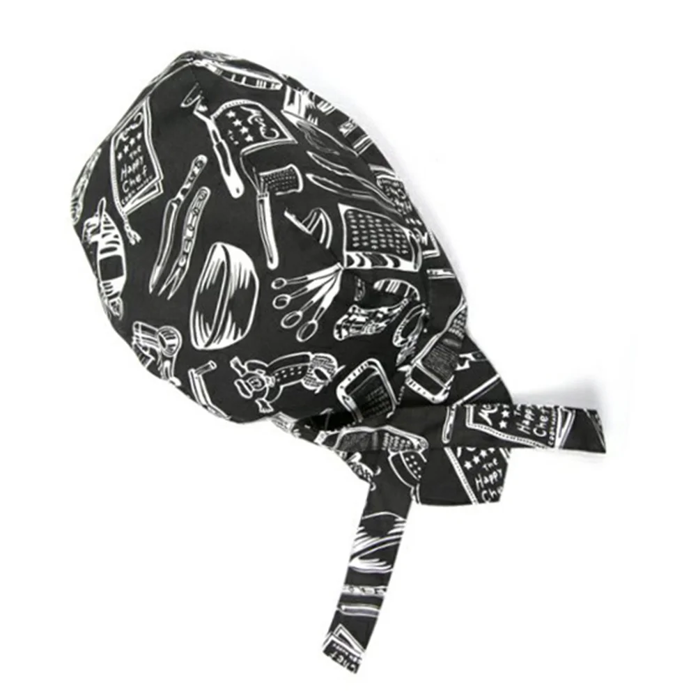 Шляпа Хирургическая кепка Рабочие шляпы Ресторан Кухня Японская посуда Черная