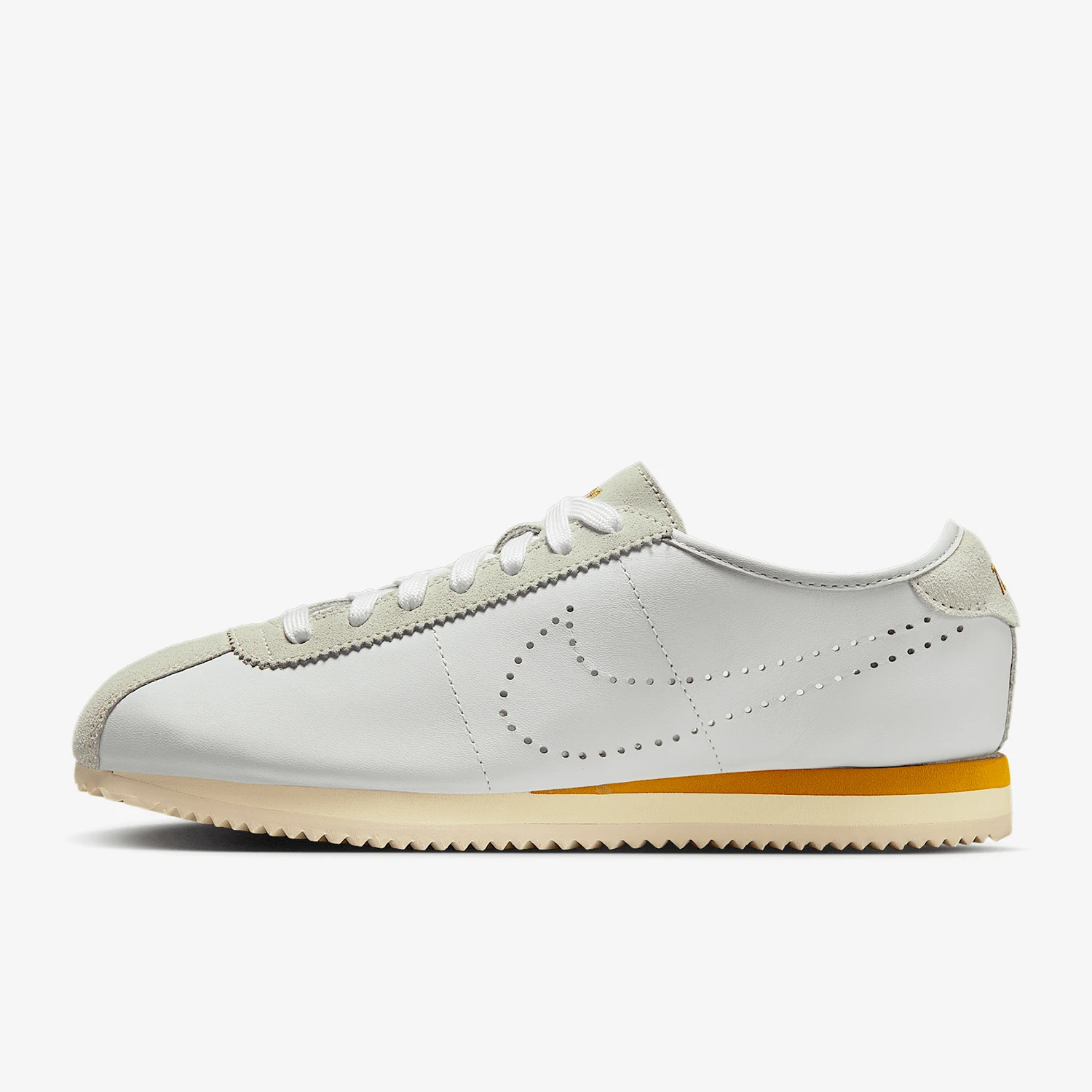 Фото Женские легкие спортивные кроссовки Nike Authentic Cortez Leather с мягкой амортизацией HQ1841-100 №2
