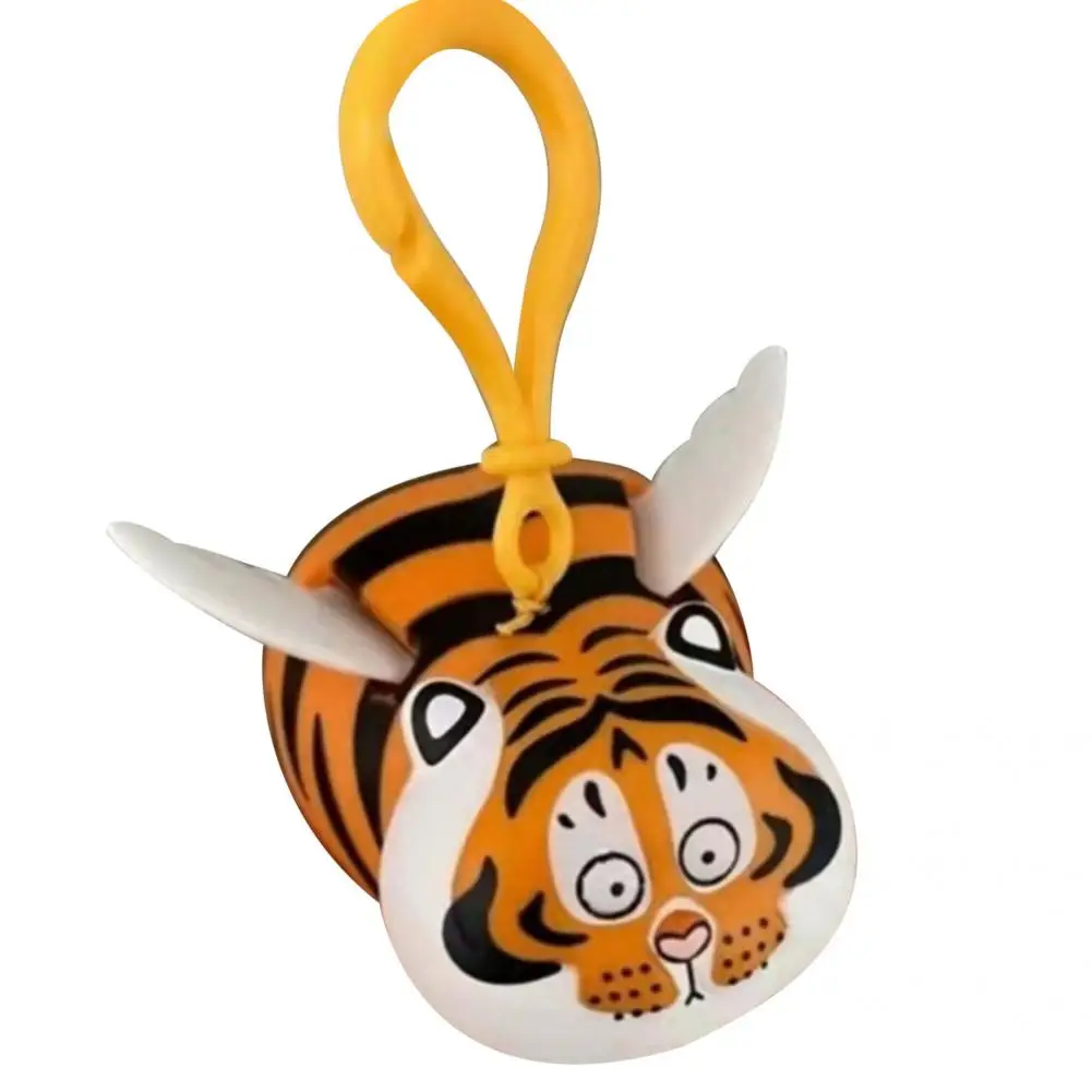 

Cute Cartoon with-Carabiner Explosion I Am Not a Fat Tiger Pendant Flying Fat Tiger Doll Keychain Keyring Decoration