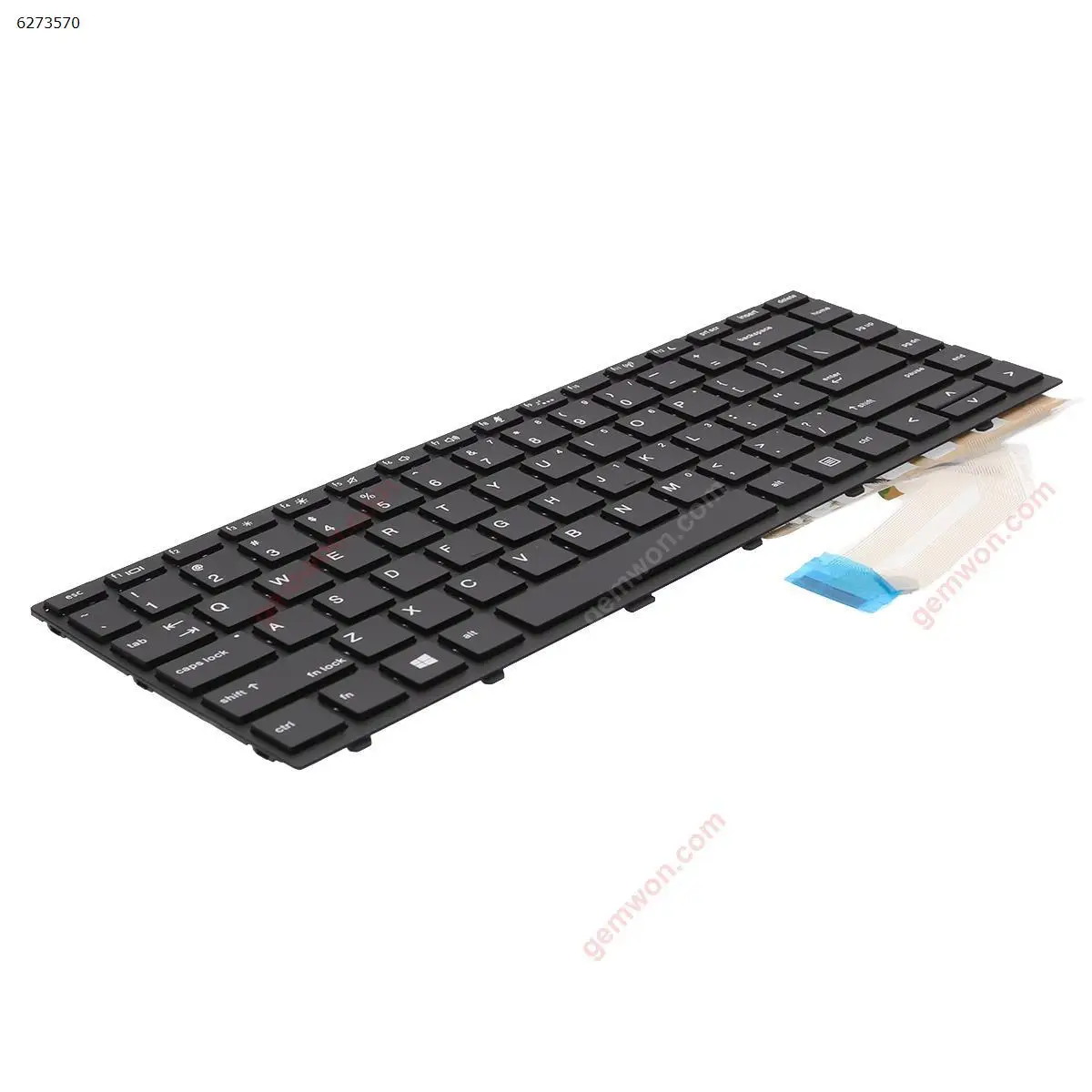 Клавиатура для ноутбука HP Probook 430 G5 440 G5 445 G5 черная рамка с подсветкой