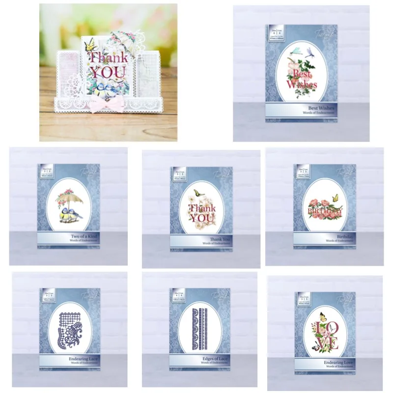 Чаризма кружевные слова очаровательный день рождения любовь металлические