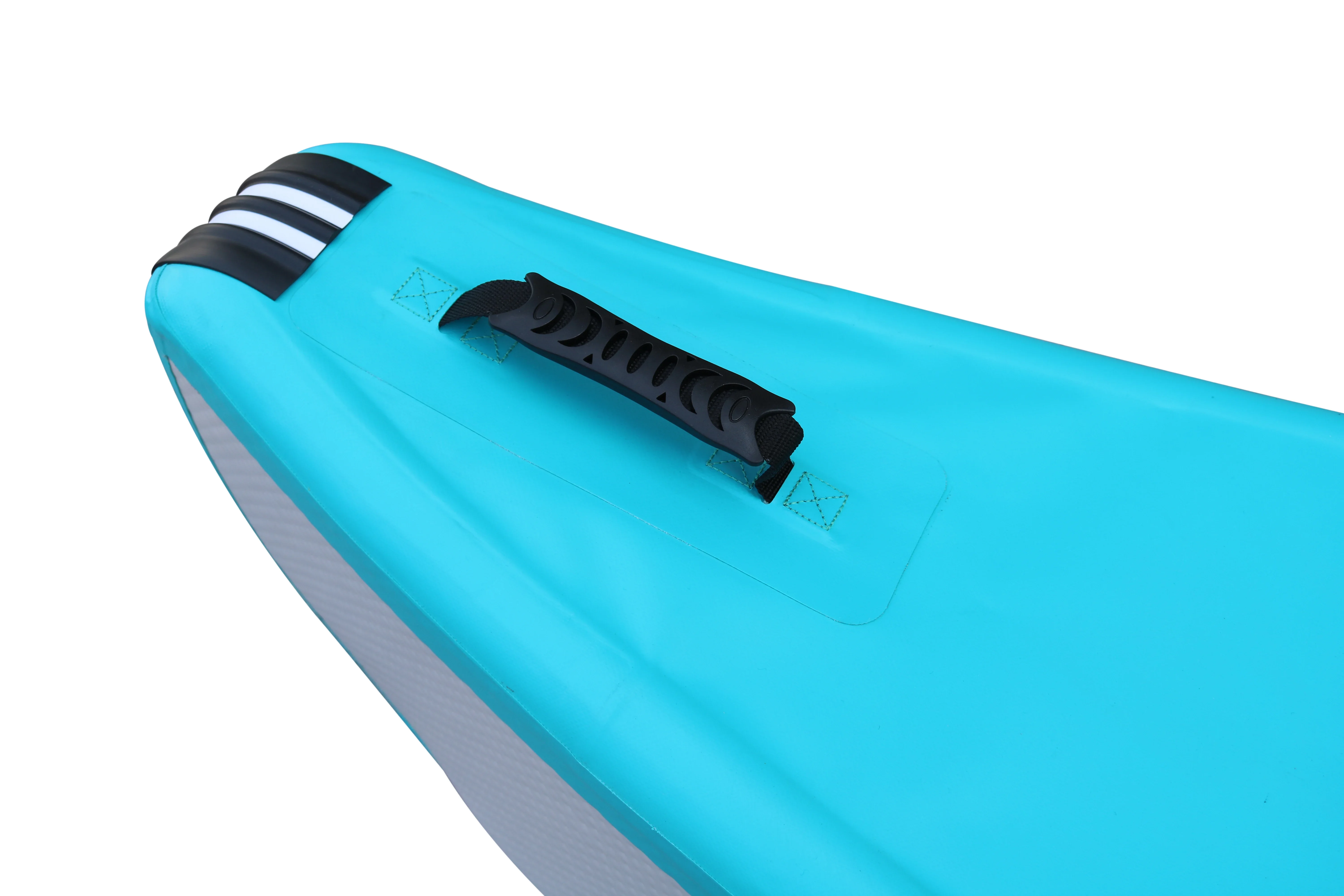 Синяя байдарка лодка Sit 2 взрослые принимают индивидуальный логотип надувная