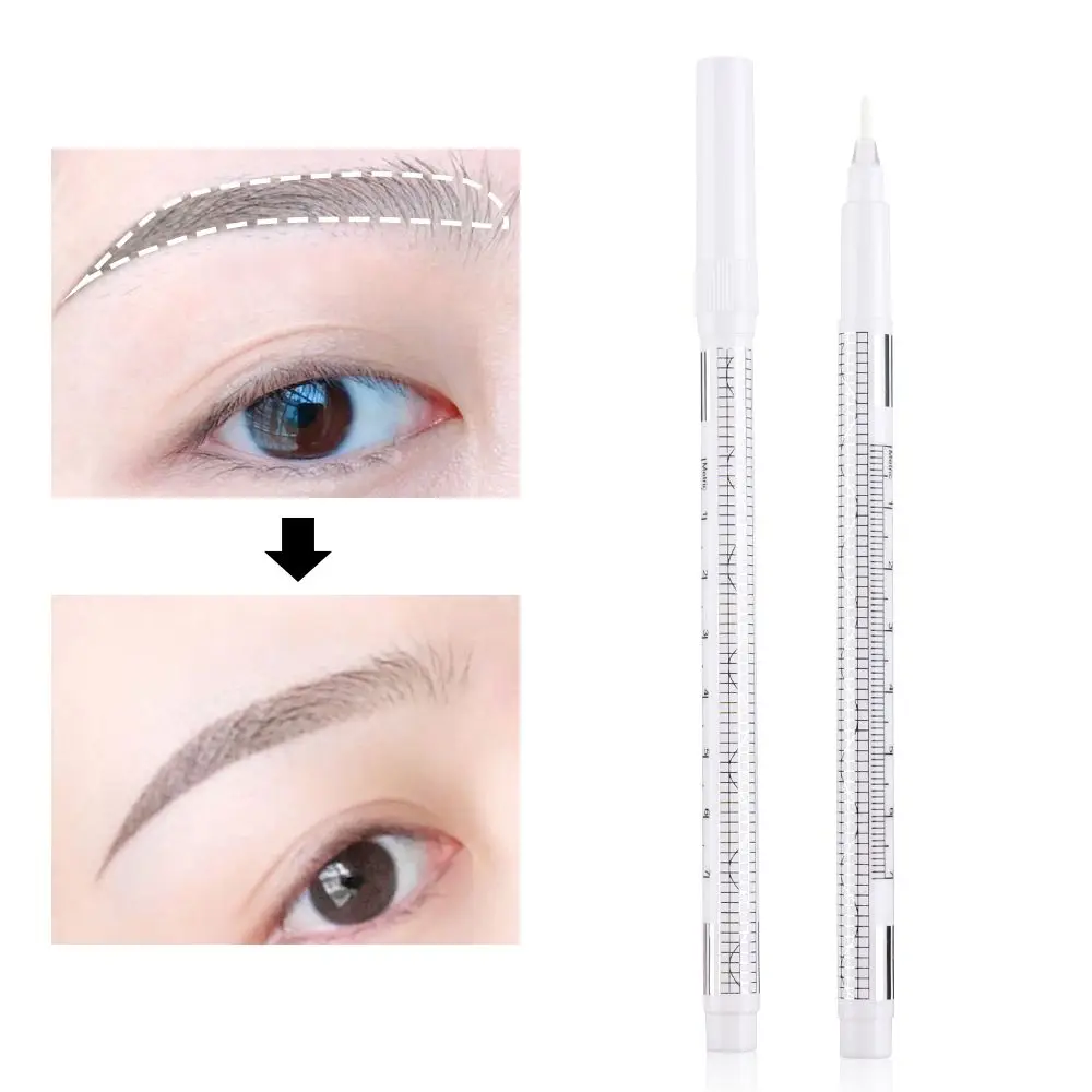 

1pcs White Surgical Eyebrow Tattoo Skin Marker Pen Tools Microblading Accessories Tattoo Marker Pen Permanent Makeup