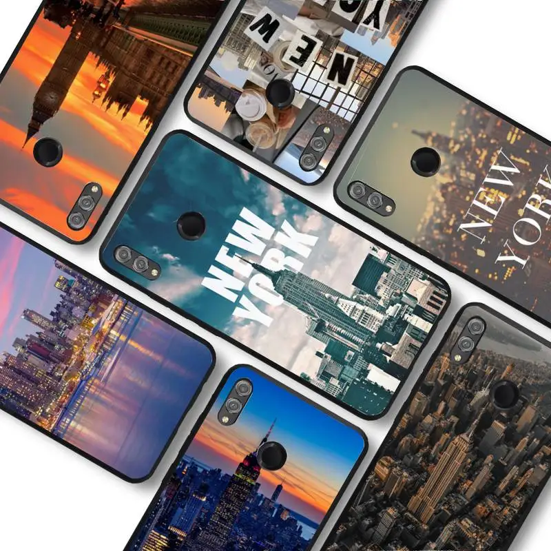 

RuiCaiCa NEW YORK city Phone Case for Samsung A51 A30s A52 A71 A12 for Huawei Honor 10i for OPPO vivo Y11 cover