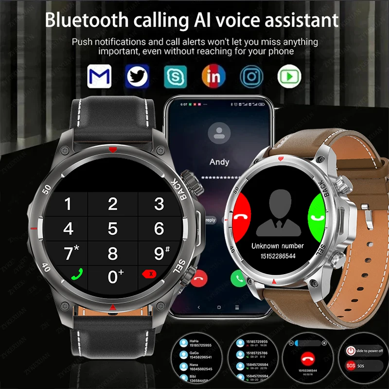 Смарт-часы ZYKEXUAN с GPS Bluetooth цвет в ассортименте