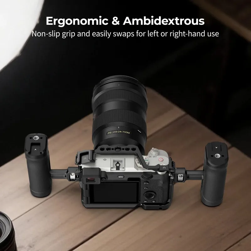 Фото Боковая рукоятка SmallRig 5946 с креплением 1/4''-20 для камер Sony и DSLR, с вертикальной регулировкой на 30 мм (1,2 дюйма) №3