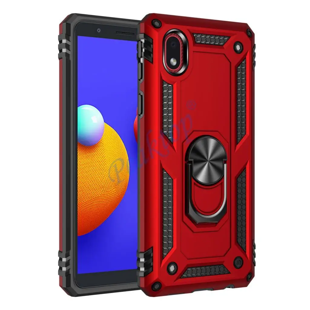 Чехол для Samsung Galaxy A01 Core Прочный противоударный чехол в стиле милитари с