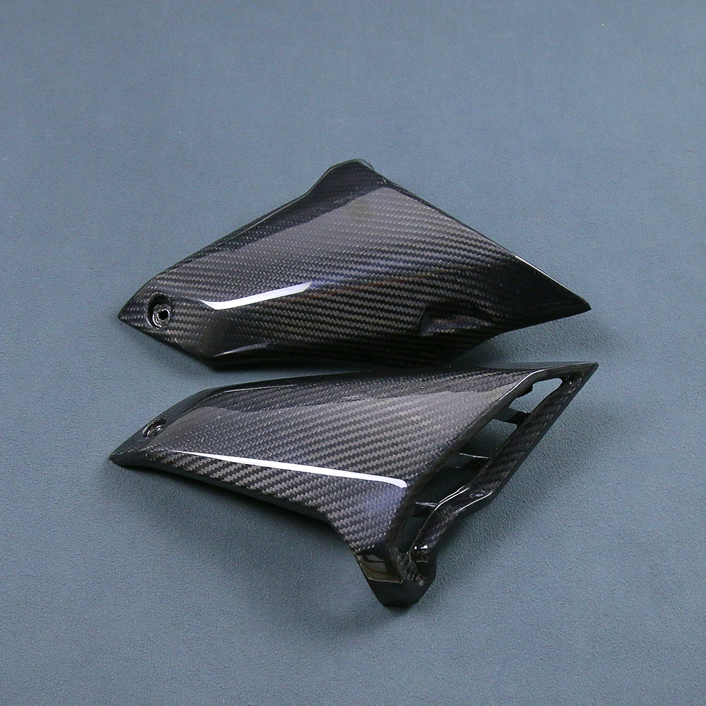 

3K полностью сухие боковые крышки топливного бензобака из углеродного волокна, защитные обтекатели для мотоциклов, обтекатели для Yamaha MT09 FZ09 2017 2018 2019