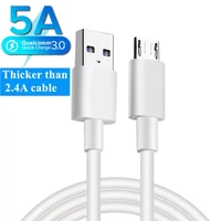 5a fast charging micro usb cable mobile phone charger cord for samsung s7 huawei xiaomi tablet android quick phone charge cables