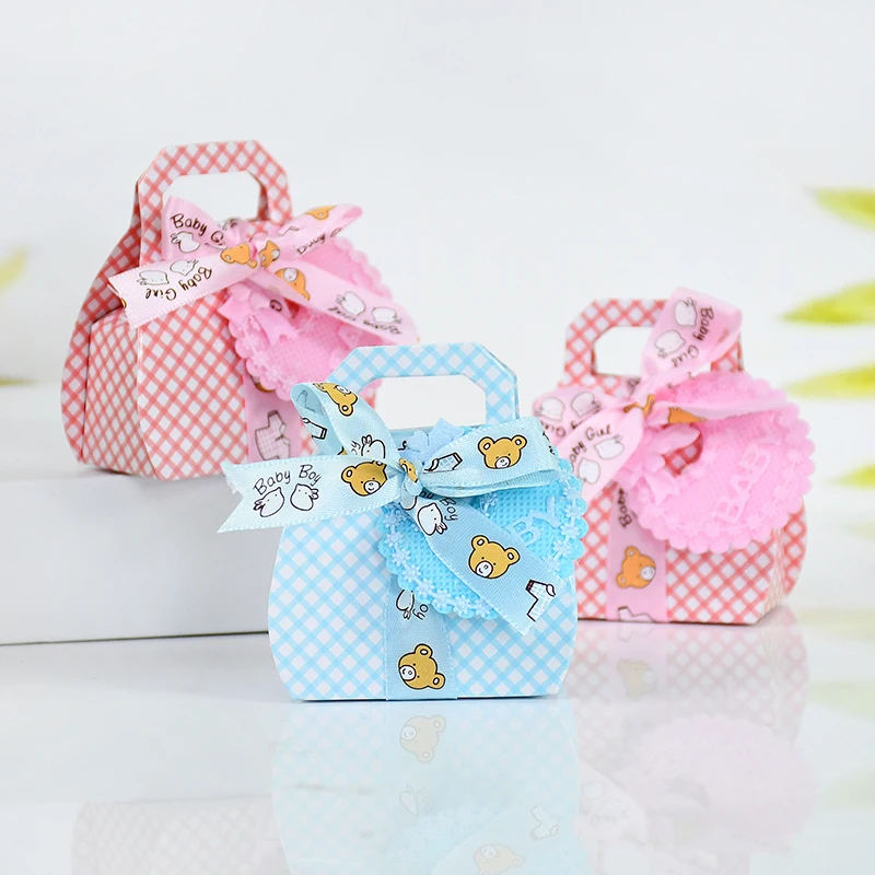 10 шт. бумажная коробка в форме медведя сделай сам украшение для вечеринки честь