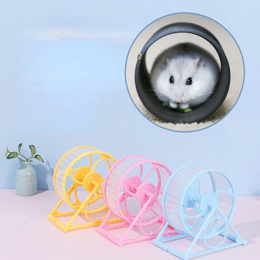 

1PC Pet Jogging Running Wheel PP Cage Reusable Sport Toy Non-slip Small Animals Rotatory Toys Accessories for Home