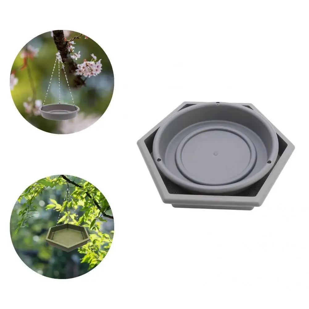 

1 Set Bird Food Holder Attractive Reusable Wide Application for Gifts Bird Feeder Tray Hummingbird Feeder
