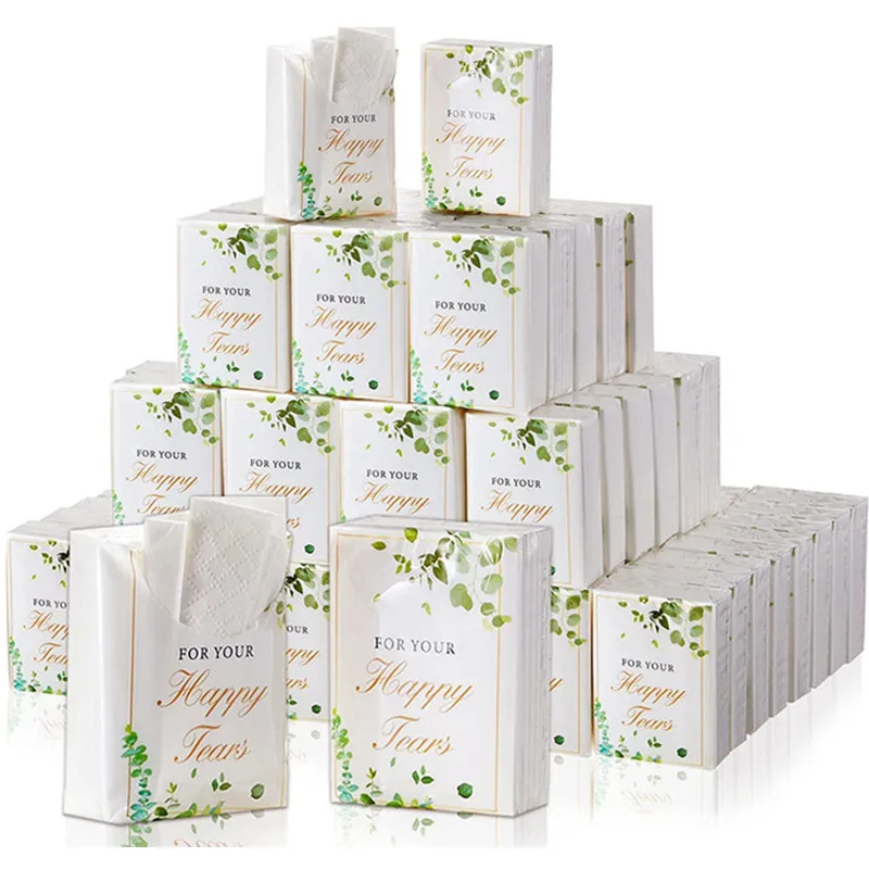 

10 Bags Wedding Favor Facial Tissue Packs For Guests Gift Summer Party Graduation Anniversary Baby Shower Bridesmaid Gift